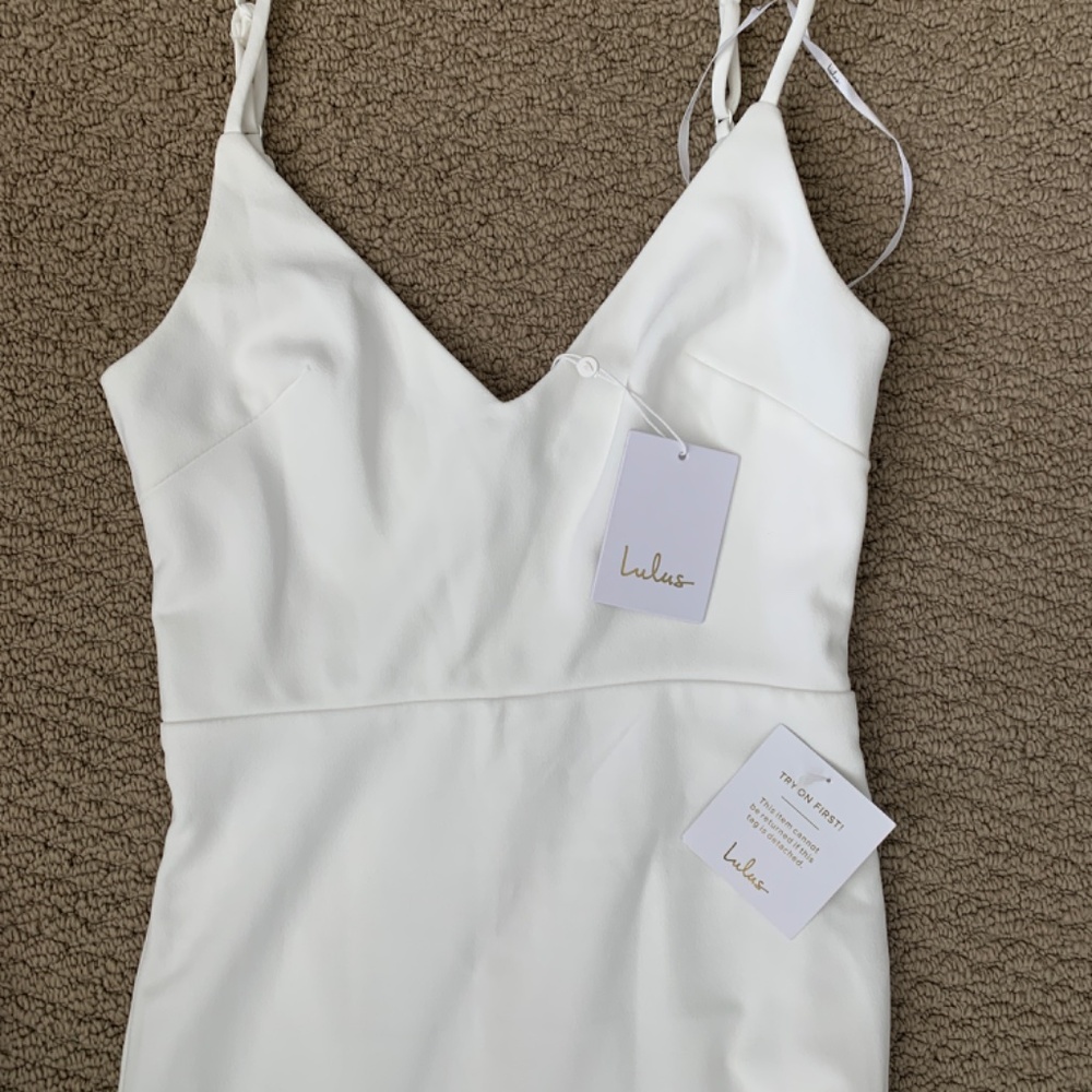 Lulu's White Maxi Dress